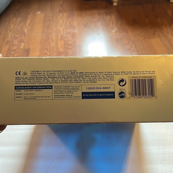 Holiday visions, Barbie, winter fantasy first in the series 2003 special edition - Picture 4 of 5